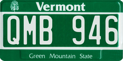 VT license plate QMB946