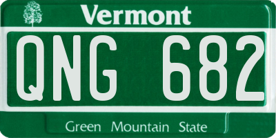 VT license plate QNG682