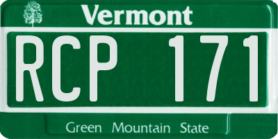 VT license plate RCP171