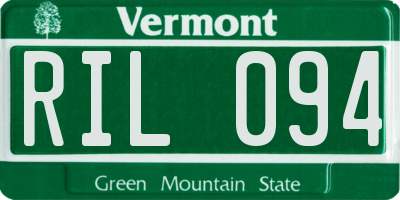 VT license plate RIL094