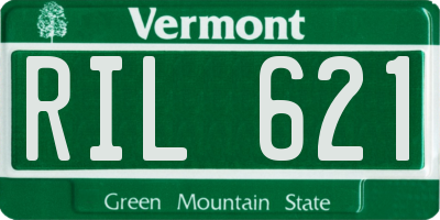 VT license plate RIL621