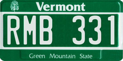 VT license plate RMB331