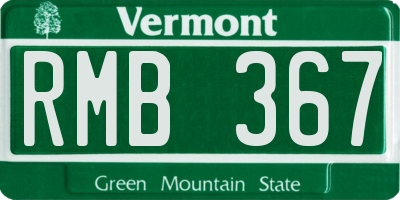 VT license plate RMB367