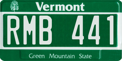 VT license plate RMB441