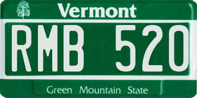 VT license plate RMB520