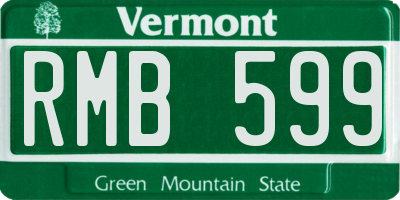 VT license plate RMB599