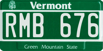 VT license plate RMB676