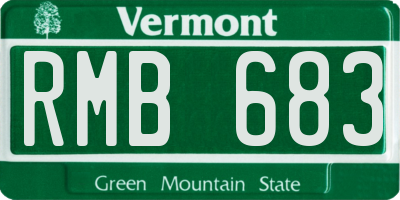 VT license plate RMB683