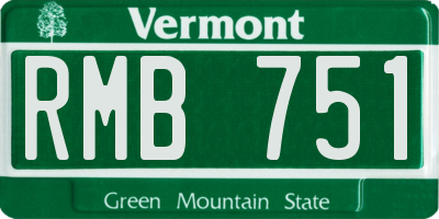 VT license plate RMB751