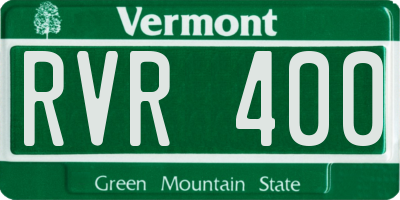 VT license plate RVR400