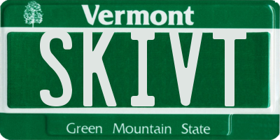 VT license plate SKIVT