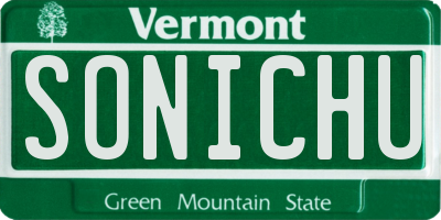 VT license plate SONICHU