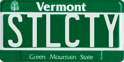 VT license plate STLCTY