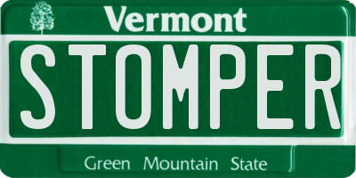 VT license plate STOMPER