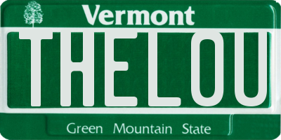 VT license plate THEL0U