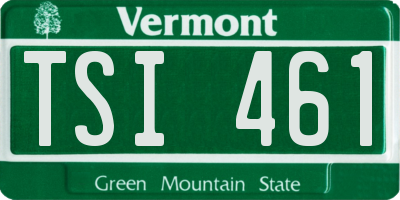 VT license plate TSI461
