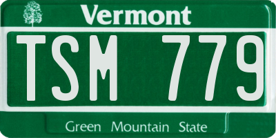 VT license plate TSM779