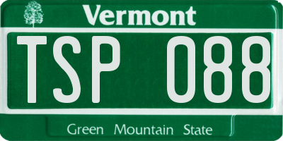 VT license plate TSP088