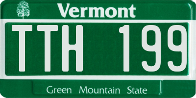 VT license plate TTH199