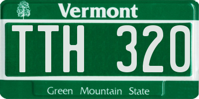 VT license plate TTH320