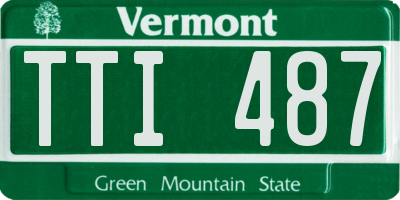 VT license plate TTI487
