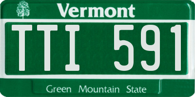 VT license plate TTI591