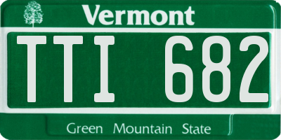 VT license plate TTI682