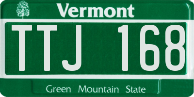 VT license plate TTJ168