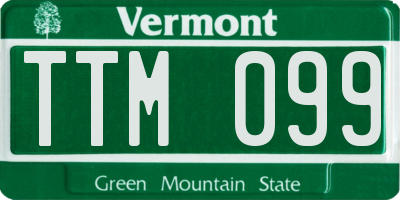 VT license plate TTM099