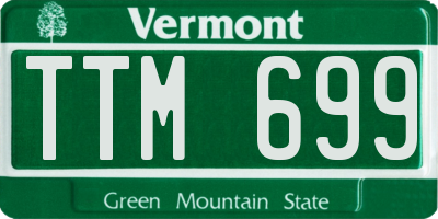 VT license plate TTM699