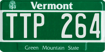 VT license plate TTP264