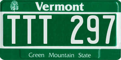 VT license plate TTT297