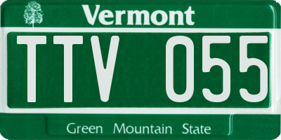 VT license plate TTV055