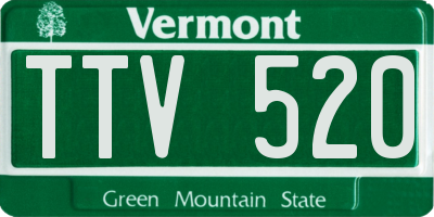 VT license plate TTV520