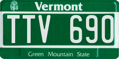 VT license plate TTV690