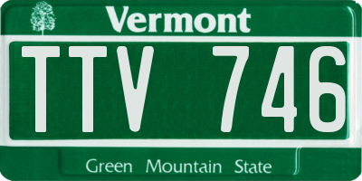 VT license plate TTV746