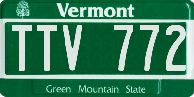 VT license plate TTV772