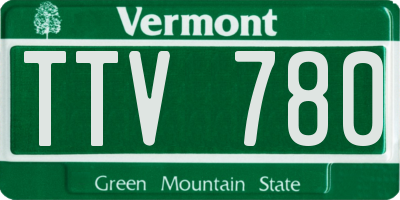 VT license plate TTV780