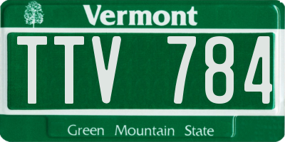 VT license plate TTV784