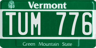VT license plate TUM776