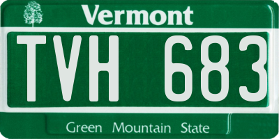 VT license plate TVH683