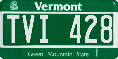 VT license plate TVI428