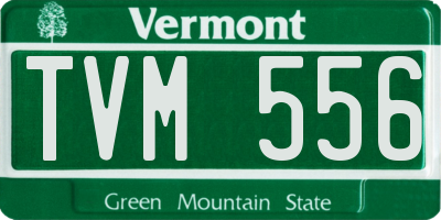 VT license plate TVM556