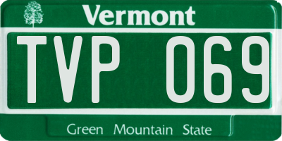 VT license plate TVP069