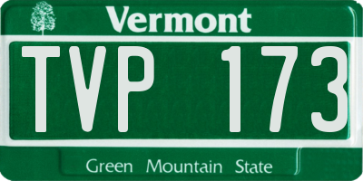 VT license plate TVP173