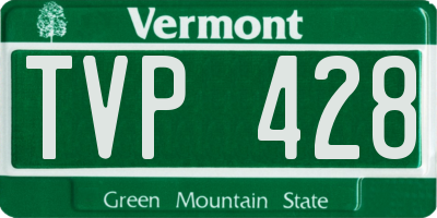 VT license plate TVP428