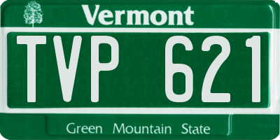 VT license plate TVP621