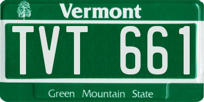 VT license plate TVT661