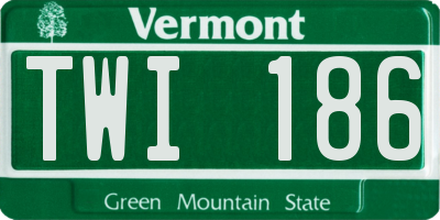 VT license plate TWI186