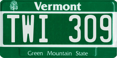 VT license plate TWI309